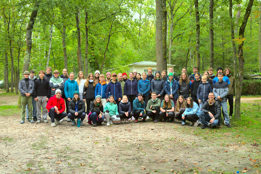Gruppenbild mit allen Teilnehmenden der Ausfahrt