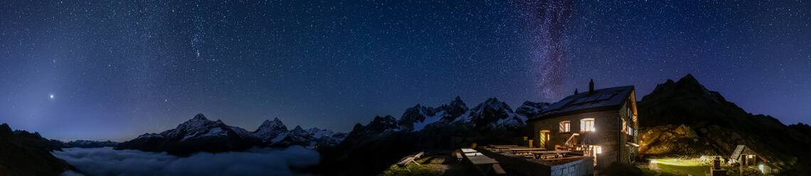 eine traumhaft klare Nacht